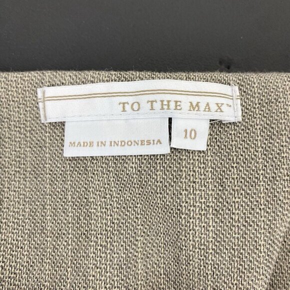 To The Max Women's Mini Skirt Belted Tie Waist Size 10 Gray - Picture 3 of 7